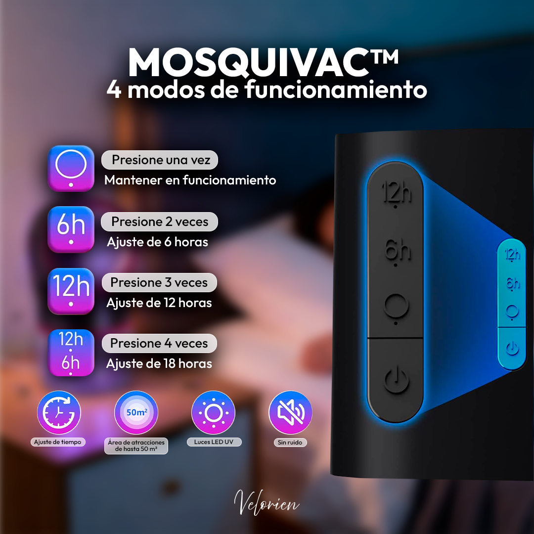 MosquiVac™ - La trampa que succiona mosquitos al instante