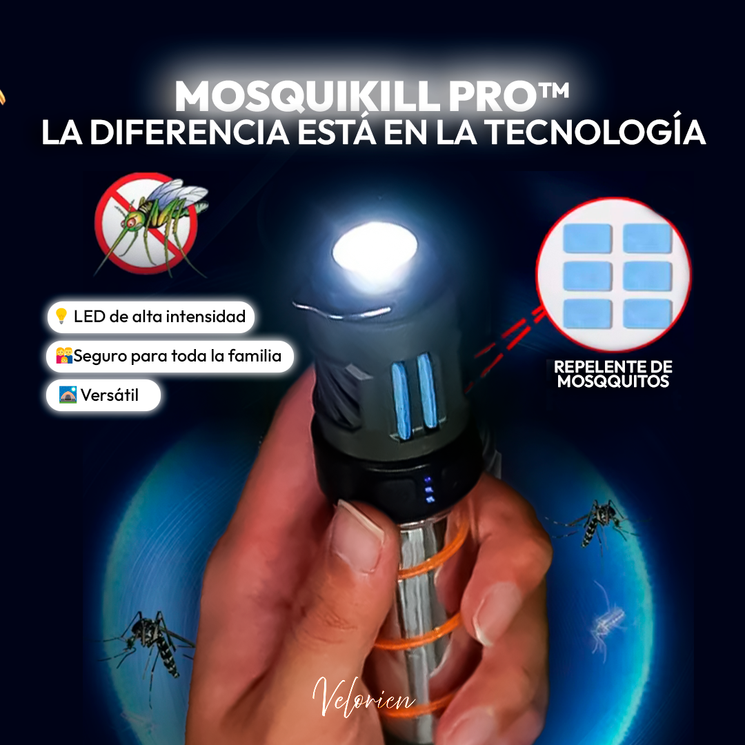 MosquiKill Pro™ - Dile adiós a los mosquitos este verano con la lampara repelente 3 en 1
