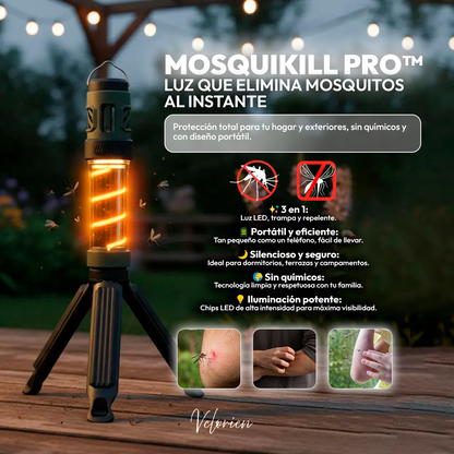 MosquiKill Pro™ - Dile adiós a los mosquitos este verano con la lampara repelente 3 en 1