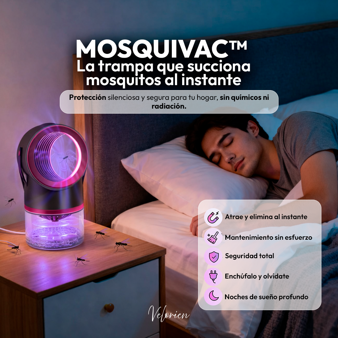 MosquiVac™ - La trampa que succiona mosquitos al instante